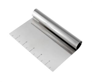 Elegant bord- / deigskraper i rustfrit st�l med flere bruksmuligheder